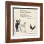 Cock-A-Doodle-Doo!-Arthur Rackham-Framed Art Print