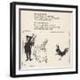 Cock-A-Doodle-Doo!-Arthur Rackham-Framed Art Print