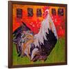 Cock-A-Doodle-null-Framed Art Print