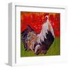 Cock-A-Doodle-null-Framed Art Print