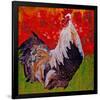 Cock-A-Doodle-null-Framed Art Print