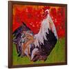 Cock-A-Doodle-null-Framed Art Print