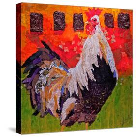 Cock-A-Doodle-null-Stretched Canvas