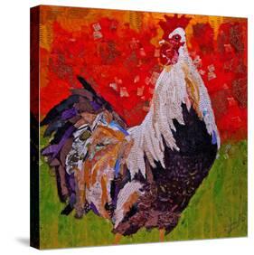 Cock-A-Doodle-null-Stretched Canvas