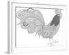 Cock-a-Doodle-Hello Angel-Framed Giclee Print