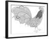 Cock-a-Doodle-Hello Angel-Framed Giclee Print