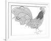 Cock-a-Doodle-Hello Angel-Framed Giclee Print