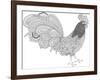 Cock-a-Doodle-Hello Angel-Framed Giclee Print