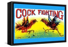 Cock Fighting-null-Framed Stretched Canvas