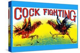 Cock Fighting-null-Stretched Canvas