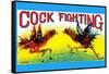 Cock Fighting-null-Framed Stretched Canvas