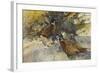 Cock Pheasants under a Beech Tree-Frank Southgate-Framed Giclee Print