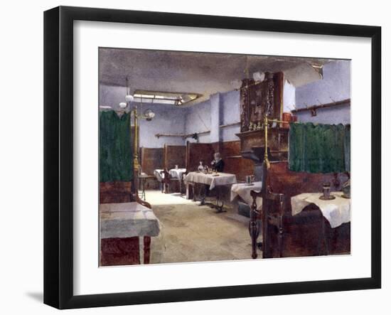 Cock Tavern, Fleet Street, London, 1881-John Crowther-Framed Giclee Print