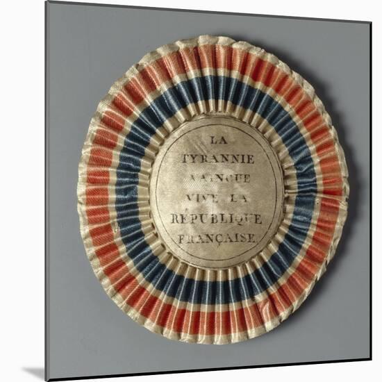 Cockade in the Colours of the French Republic, after 1789-null-Mounted Giclee Print