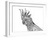 Cockatoo Portrait-Lucy Francis-Framed Giclee Print