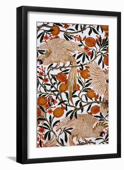 Cockatoos and Pomegranate-Walter Crane-Framed Giclee Print