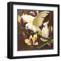 Cockatoos on Copa De Oro-Jesse Arms Botke-Framed Art Print