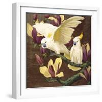 Cockatoos on Copa De Oro-Jesse Arms Botke-Framed Art Print