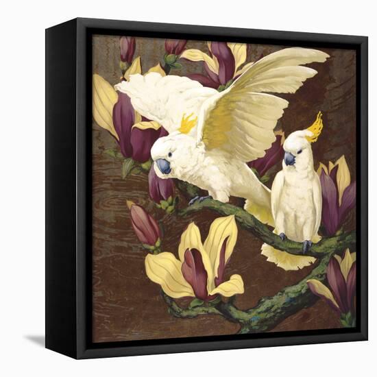 Cockatoos on Copa De Oro-Jesse Arms Botke-Framed Stretched Canvas
