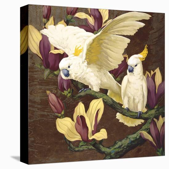 Cockatoos on Copa De Oro-Jesse Arms Botke-Stretched Canvas