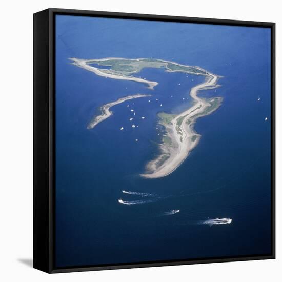 Cockenoe Island in Long Island Sound, Now a Park Off Westport, Connecticut. 1970-null-Framed Stretched Canvas