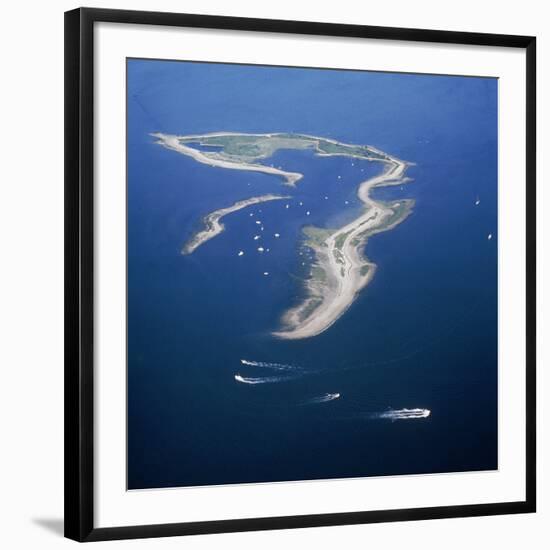 Cockenoe Island in Long Island Sound, Now a Park Off Westport, Connecticut. 1970-null-Framed Photographic Print