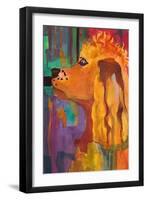 Cocker Spaniel Callled Zippy-Blenda Tyvoll-Framed Art Print