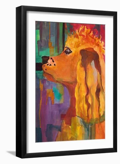 Cocker Spaniel Callled Zippy-Blenda Tyvoll-Framed Art Print