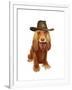 Cocker Spaniel Cowboy-Fab Funky-Framed Art Print