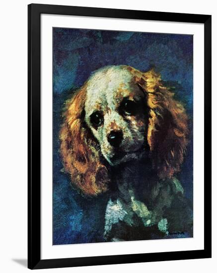 "Cocker Spaniel," March 1, 1975-L. Mayer-Framed Giclee Print