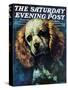"Cocker Spaniel," Saturday Evening Post Cover, March 1, 1975-L. Mayer-Stretched Canvas