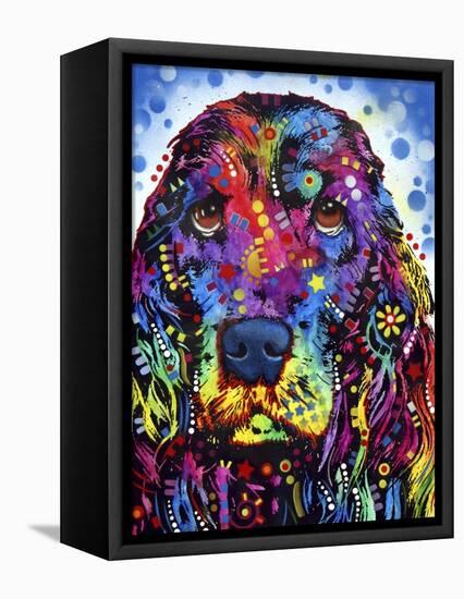 Cocker Spaniel-Dean Russo-Framed Stretched Canvas