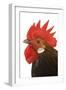 Cockerel Breed Bassette Liegeoise in Studio-null-Framed Photographic Print