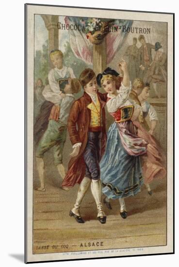 Cockerel Dance, Alsace-null-Mounted Giclee Print
