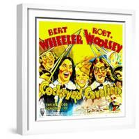 Cockeyed Cavaliers, Bert Wheeler, Thelma Todd, Robert Woolsey, 1934-null-Framed Art Print