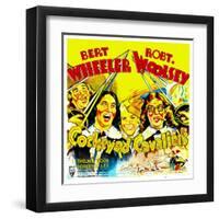 Cockeyed Cavaliers, Bert Wheeler, Thelma Todd, Robert Woolsey, 1934-null-Framed Art Print