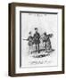 Cockney Sporting Characters. Astonishing a Native, 19th Century-Henry Heath-Framed Giclee Print