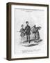 Cockney Sporting Characters. Astonishing a Native, 19th Century-Henry Heath-Framed Giclee Print