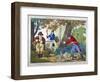 Cockney Sportsmen Finding, Part 1. Morning, 1800-Ansell Ansell-Framed Giclee Print