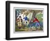 Cockney Sportsmen Finding, Part 1. Morning, 1800-Ansell Ansell-Framed Giclee Print