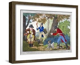 Cockney Sportsmen Finding, Part 1. Morning, 1800-Ansell Ansell-Framed Giclee Print