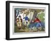 Cockney Sportsmen Finding, Part 1. Morning, 1800-Ansell Ansell-Framed Giclee Print