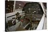 Cockpit of a P-40E Warhawk-null-Stretched Canvas