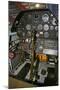 Cockpit of a P-40E Warhawk-null-Mounted Photographic Print