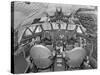 Cockpit of Comet 3 Aircraft-null-Stretched Canvas