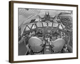 Cockpit of Comet 3 Aircraft-null-Framed Photographic Print