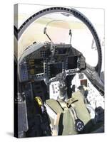 Cockpit View of a Eurofighter Typhoon-Stocktrek Images-Stretched Canvas