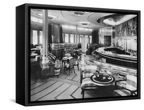 Cocktail Bar of the Queen Mary-null-Framed Stretched Canvas