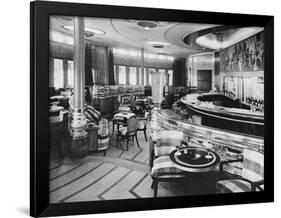 Cocktail Bar of the Queen Mary-null-Framed Photographic Print