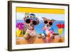 Cocktail Dogs-Javier Brosch-Framed Photographic Print